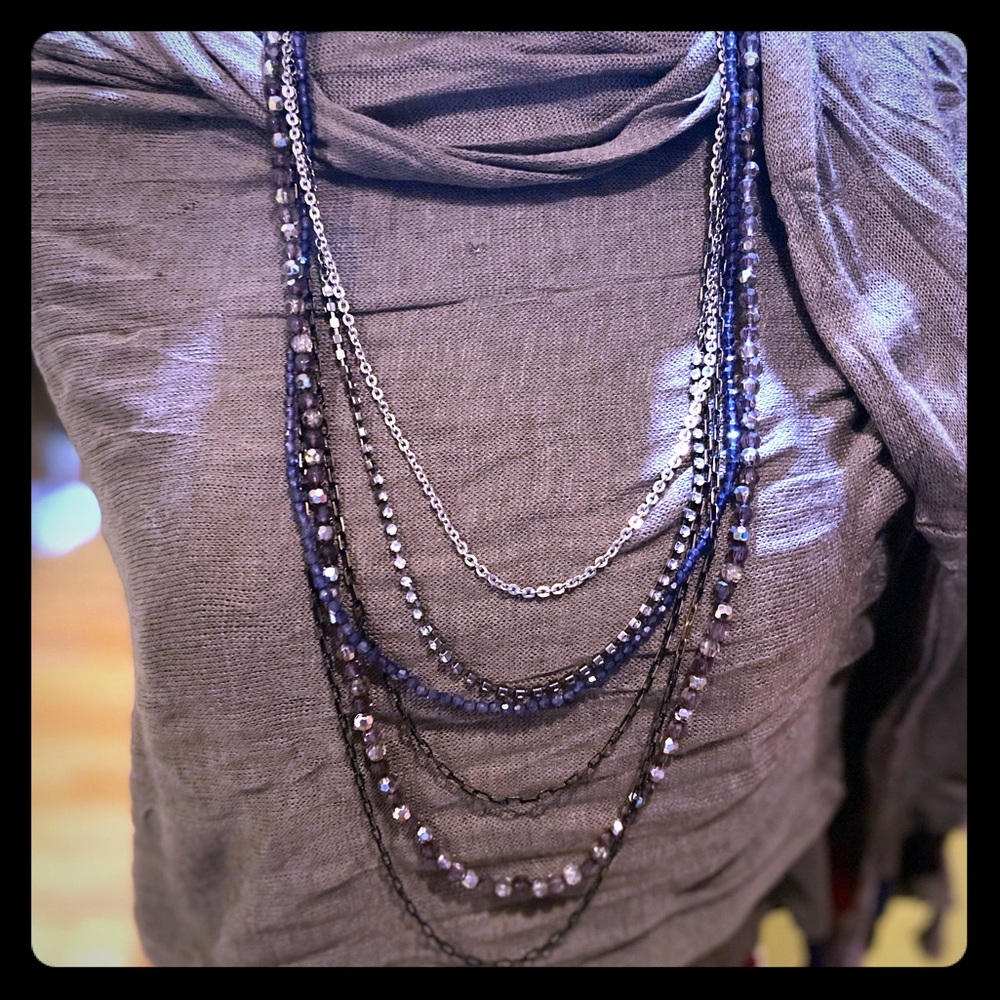 📿 Multi-strand beaded necklace 📿